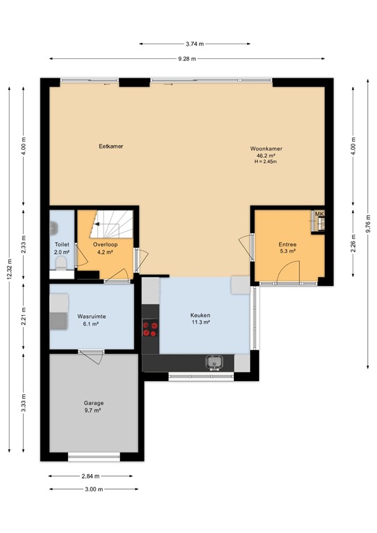 mediumsize floorplan